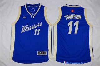 Maillot NBA Pas Cher Golden State Warriors Junior Klay Thompson 11 Bleu