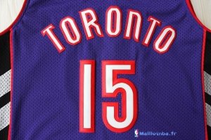 Maillot NBA Pas Cher Toronto Raptors Vince Carter 15 Pourpre Bleu