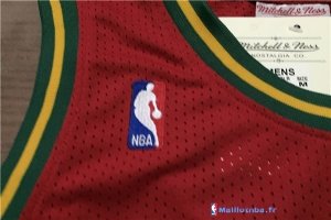 Maillot NBA Pas Cher Seattle Supersonics Shawn Kemp 40 Retro Rouge