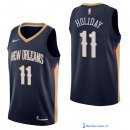 Maillot NBA Pas Cher New Orleans Pelicans Jrue Holiday 11 Marine Icon 2017/18