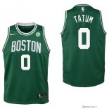 Maillot NBA Pas Cher Boston Celtics Junior Jayson Tatum 0 Vert 2017/18