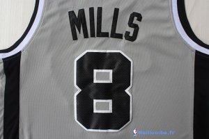 Maillot NBA Pas Cher San Antonio Spurs Patty Mills 8 Gris