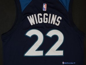 Maillot NBA Pas Cher Minnesota Timberwolves Andrew Wiggins 22 Marine 2017/18