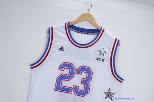 Maillot NBA Pas Cher All Star 2015 LeBron James 23 Blanc