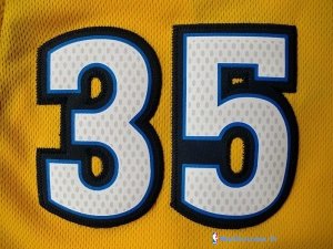 Maillot NBA Pas Cher Denver Nuggets Kenneth Faried 35 Jaune