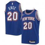 New York Knicks Kevin Knox II Nike Blue Swingman Player Jersey - Statement Edition