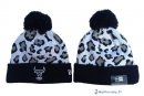 Tricoter un Bonnet NBA Chicago Bulls 2017 Leopard Noir