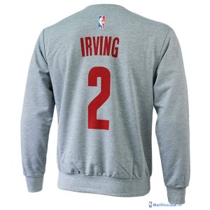 Maillot NBA Pas Cher Cleveland Cavaliers Kyrie Irving 2 ML Gris