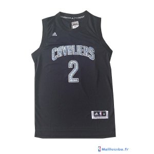 Maillot NBA Pas Cher Cleveland Cavaliers Kyrie Irving 2 Noir Diamant