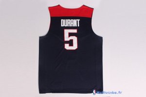 Maillot NBA Pas Cher USA 2014 Durant 5 Noir