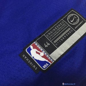 Maillot NBA Pas Cher Golden State Warriors Kevin Durant 35 Bleu Icon 2017/18