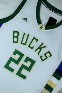 Maillot NBA Pas Cher Milwaukee Bucks Khris Middleton 22 Blanc