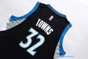 Maillot NBA Pas Cher Minnesota Timberwolves Karl Anthony 32 Towns Noir