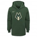 Milwaukee Bucks Nike Green 2019/20 City Edition Club Pullover Hoodie