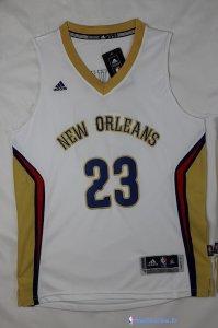 Maillot NBA Pas Cher New Orleans Pelicans Junior Anthony Davis 23 Blanc