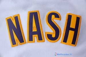 Maillot NBA Pas Cher Noël Los Angeles Lakers Nash 10 Blanc