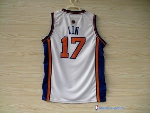 Maillot NBA Pas Cher New York Knicks Jeremy Lin 17 Blanc