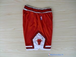 Pantalon NBA Pas Cher Chicago Bulls Adidas Rouge