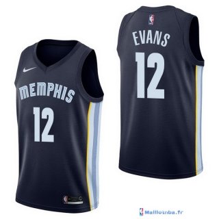 Maillot NBA Pas Cher Memphis Grizzlies Tyreke Evans 12 Marine Icon 2017/18