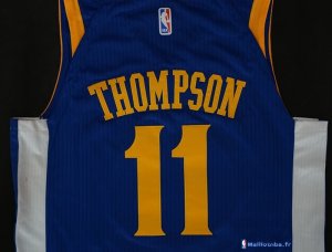 Maillot NBA Pas Cher Golden State Warriors Klay Thompson 11 Bleu 2017/18