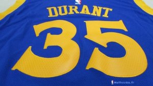 Maillot NBA Pas Cher Golden State Warriors Junior Kevin Durant 35 Bleu