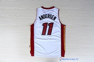 Maillot NBA Pas Cher Miami Heat Chris Andersen 11 Blanc Rouge