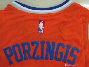 Maillot NBA Pas Cher New York Knicks Kristaps Porzingis 6 Orange