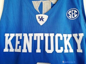 Maillot NCAA Pas Cher Kansas De'Aaron Fox 0 Bleu