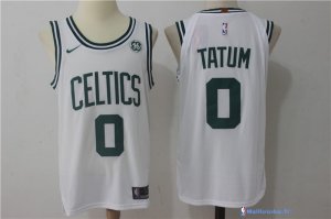 Maillot NBA Pas Cher Boston Celtics Jayson Tatum 0 Blanc 2017/18