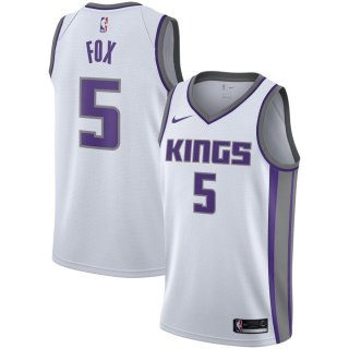 Sacramento Kings De'Aaron Fox Nike White Replica Swingman Jersey - Association Edition