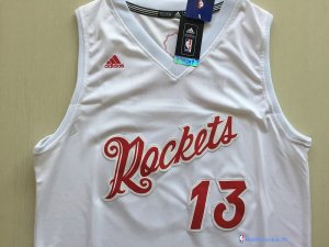 Maillot NBA Pas Cher Noël Houston Rockets James Harden 13 Blanc