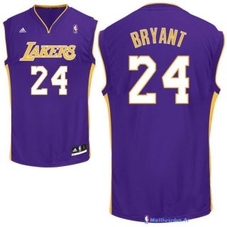 Maillot NBA Pas Cher Los Angeles Lakers Kobe Bryant 24 Pourpre