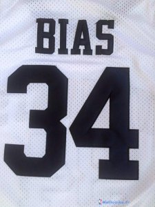 Maillot NCAA Pas Cher Wildcats Leonard Kevin 34 Bias Blanc