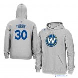 Sweat Capuche NBA Golden State Warriors Stephen Curry 30 Gris