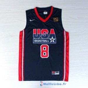 Maillot NBA Pas Cher USA 1992 Pippen 8 Noir