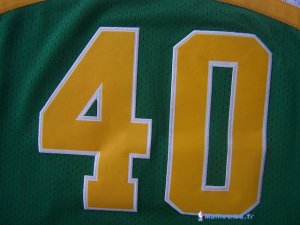 Maillot NBA Pas Cher Seattle Supersonics Shawn Kemp 40 Vert