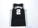 Maillot NBA Pas Cher San Antonio Spurs Junior Kawhi Leonard 2 Noir