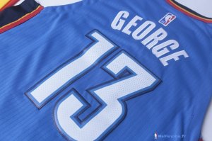 Maillot NBA Pas Cher Oklahoma City Thunder Paul George 13 Bleu Icon 2017/18