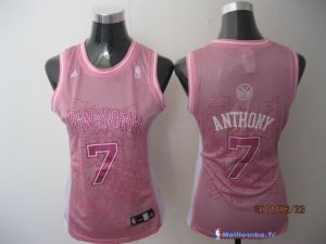 Maillot NBA Pas Cher Miami Heat Femme Dwyane Wade 3 Rose