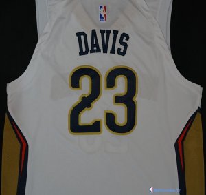 Maillot NBA Pas Cher New Orleans Pelicans Anthony Davis 23 Blanc Association 2017/18