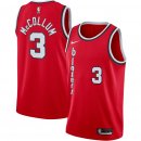 Portland Trail Blazers C.J. McCollum Nike Red Hardwood Classics Finished Swingman Jersey