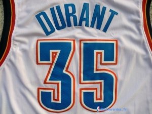 Maillot NBA Pas Cher Oklahoma City Thunder Blanc Kevin Durant 35