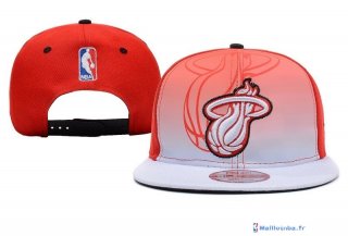 Bonnet NBA Miami Heat 2016 Rouge Blanc