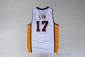 Maillot NBA Pas Cher Los Angeles Lakers Jeremy Lin 17 Blanc