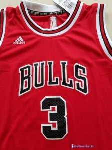 Maillot NBA Pas Cher Chicago Bulls Junior Dwyane Wade 3 Rouge