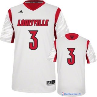 Maillot NCAA Pas Cher Louisville Siva 3 Blanc