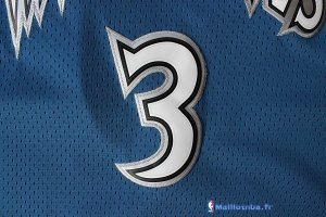 Maillot NBA Pas Cher Minnesota Timberwolves Stephon Marbury 3 Retro Bleu