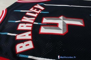 Maillot NBA Pas Cher Houston Rockets Charles Barkley 4 Retro Bleu