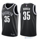 Maillot NBA Pas Cher Brooklyn Nets Trevor Booker 35 Noir Icon 2017/18