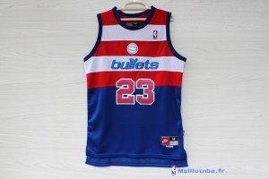 Maillot NBA Pas Cher Washington Wizards Michael Jordan 23 Retro Bleu